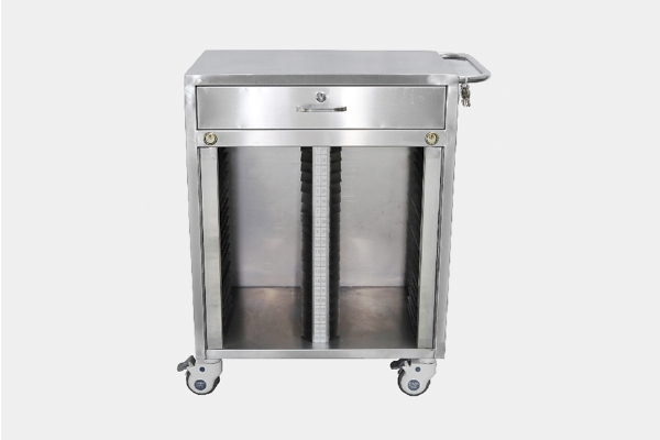 b27 不銹鋼病歷夾車（40格）(尺寸可定制)