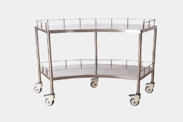 b9 不銹鋼扇形器械臺(tái)車(chē)(尺寸可定制)